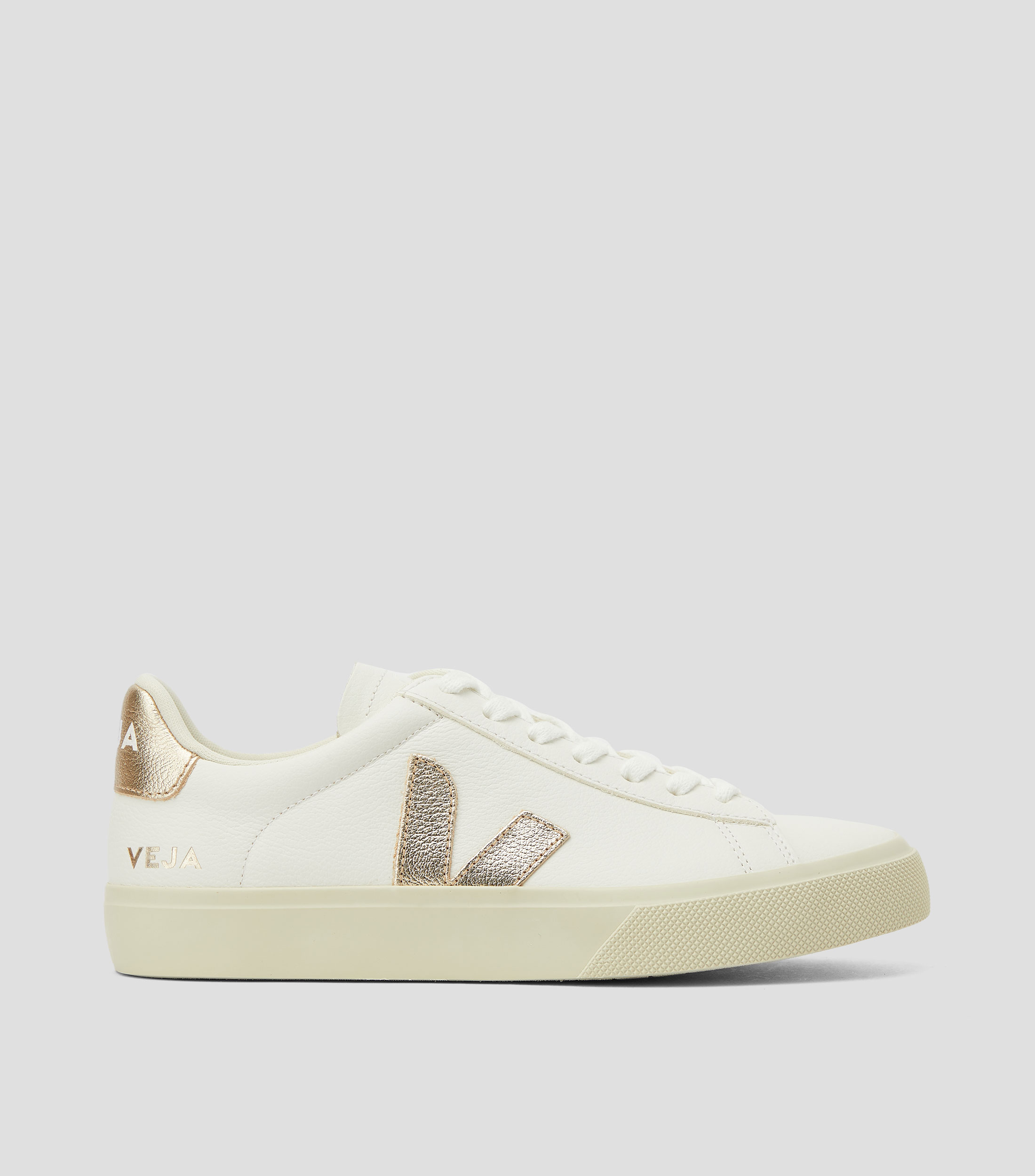 Tenis casuales con plataforma Campo en piel Mujer